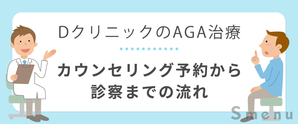 Dクリの予約から診察までの流れ