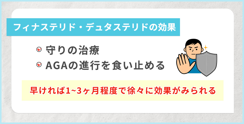 フィナステリドとデュタステリドの効果の特徴まとめ