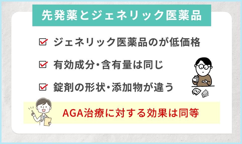先発薬とジェネリック医薬品の比較ポイントまとめ