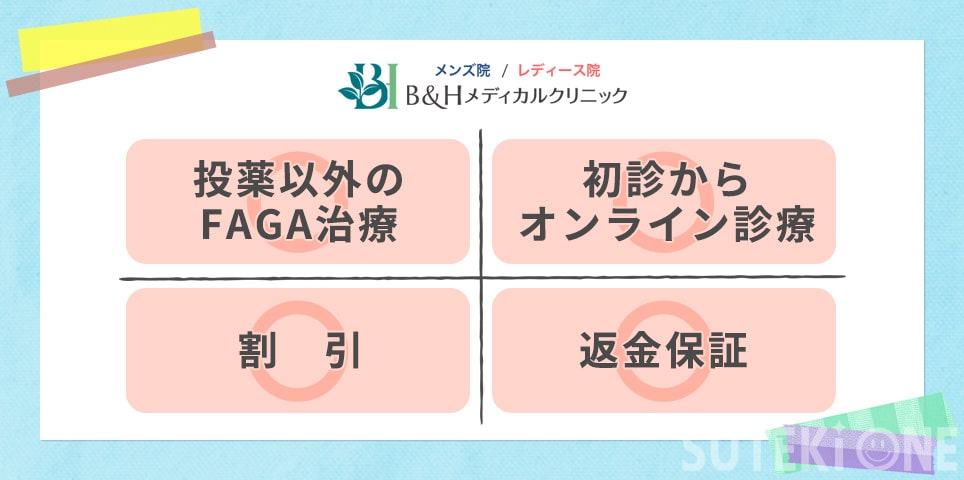 B&Hメディカルクリニックのおすすめポイント