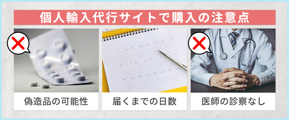 個人輸入代行サイトで購入の注意点