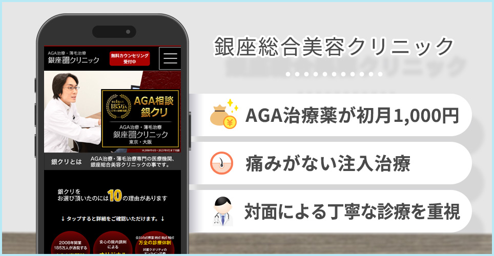 銀座総合美容クリニックのポイント